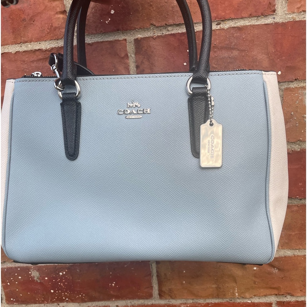Coach purse baby blue